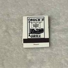 Bucks Market Street Grill Hickory North Carolina Vintage Matchbook Full A94