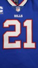 2023 Jordan Poyer Buffalo Bills Game Worn Used Jersey W  Captains Patch Team Coa