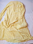 Vtg Guatemalan Lankin Maxi Dress Kaftan Cotton Gauze Embroidery 45   Long Small