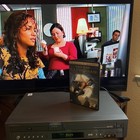 Samsung Dvd-v3500 Dvd-vcr Player Combo  works But Rw Is Slow   For Parts repair