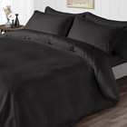 Branded Bedding Collection 1000tc Egyptian Cotton Select Size Gray Stripes
