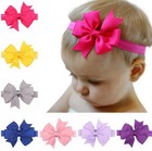 20-piece Baby Girl Headbands Newborn Infant Toddler Bow Hair Photo Accessories