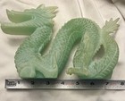 Medieval Legends Green Jade Resin Dragon Glow In The Dark Figurine