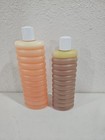 Avon Bubble Bath Vintage Lot Of 2-  24 Oz Peach And 16oz Scent Unknown Sealed