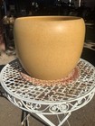 Xtra Large Vintage Gainey Speckled Mustard J-12 Ceramic Planter Pottery