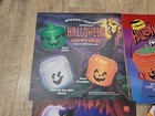Vintage Mcdonald   s Lot Of 3 Halloween Bucket Pail Translite Signs 14      7 Bags