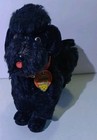 Vtg 60 s Classic Steiff   9  Snobby Black Poodle Dog Mohair Jointed Near Mint