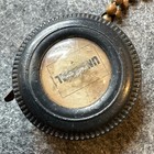 Rare Vintage Uniroyal Tire Key Chain Measuring Tape Advertisement Keyring