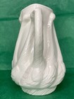 Goose Geese Pitcher Medium 6 5    White Stoneware Ironstone Style Rare   Unique