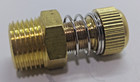 4 Air Slow Down Fitting 3 8  Npt Valve Brass Adjustable Air Suspension Muffler