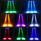 120w Led Beam Moving Head Light 8 Gobo Rgbw Dj Disco Party Stage Spot Lighting