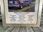 Willie Nelson Poster July 4th Picnic 1997 Luckenbach Tx  Jim Franklin Damaged