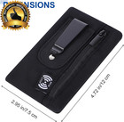 Rfid Blocking Clip Stash Pocket Travel Wallet Blocking Clip Pocket Compact Hidde
