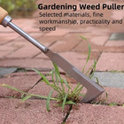 Stainless Steel L-shaped Weeding Tool For Garden  Patio   Narrow Gaps