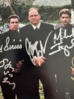 The Sopranos 8x10 Photo Cast Signed By James Gandolfini Gangster Mob Complete 