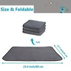 2 Pack Guinea Pig Fleece Cage Liners Absorbent Pee Pads Bedding  17x24 Inch