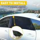 4x Magnetic Car Side Front Rear Window Sun Shade Cover Mesh Shield Uv Protection