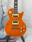 Us Warehouse Lp Standard Electric Guitar Yellow Top Flame Maple Venner Red Back 