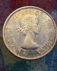 1964 Canada Canadian Caribou Quarter 25 Cents Elizabeth 80  Silver Coin