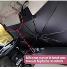 Car Windshield Sunshade Umbrella Foldable Front Window Cover Visor Sun Shade Uv