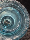 Antique Glass Insulator Hemingray 42 Aqua Blue Green Chipped