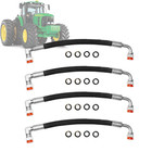 4x Aw29374 Fits John Deere Tractor Loader 5800psi Hydraulic Hose Replacement Kit