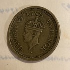 1944 India Uk States King George Vi Old Genuine Silver Rupee Indian Coin