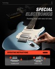      Donner Dst-152 Electric Guitar With Amplifier Coil Split Humbucker Hss Pickup