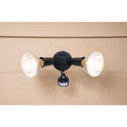 110   Black Motion Activated Sensor Outdoor Security Flood Light