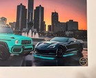 Mercedes Corvette Detroit Mini Poster  2026
