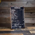 1940 s Diner Menu Sign Restaurant Decor Diner Signs 50s Decoration Retro Home   