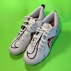 Nike Alpha Menace Kids Boys    Football Cleats Size 11c White W black  Red New