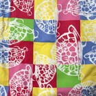 Lilly Pulitzer Girls Carolina Dress Size 8 Patchwork Turtles Tropical Preppy Bow