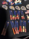 2002 Salt Lake City Winter Olympics Ski Pins Lot - Japan China Uk Germany Russia