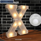 Marquee Light Up Letters - 26 Alphabet Battery Powered Led Lights  Night    