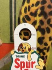 Vintage 1967 Drink Spur Bottle Topper Sign Nos Canada Dry Coca Cola Pepsi Dog
