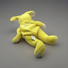 Salvinos Bamm Beanos 1999 Easter Bunny Derek Jeter  2 Bean Bag Plush Yellow