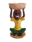 2 Rasta Jamaican Man Bob Marley Style Ashtrays Sitting And Laying In Hammock