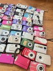 Lot Of 100 Digital Cameras Nikon  Casio   Kodak Samsung For Parts Or Repair Only