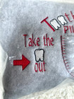 Handmade Childrens Tooth Fairy Pillow Grey