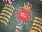 British Flag Royal Warwickshire Regiment Colours Hong Kong 1961 Ensign 3x5ft