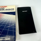 Vintage Sharp El-506d Scientific Calculator 10 Digit Lcd Display Black With Box