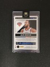 2024-25 Panini Silhouette Green Foil Jalen Brunson 5 5 New York Knicks  2