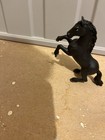 Vintage Schleich Black Rearing Horse Figure Retired 1997 Read Description