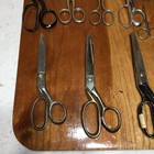 Vtg Antique Collection Of 14 Scissors Tailor s Shears