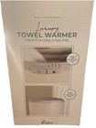 Zadro Twb01 Towel Warmer  White  Built-in Timer   Auto Shut-off  1 Towel  450w