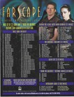 Farscape Season Two Sell Sheet   september 2001   Rittenhouse 8 x11 