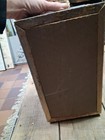 Rustic Wooden Storage Crate With Rope Handles And Envelope Accent