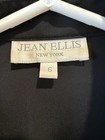 Vintage Jean Ellis 6 Women s Black Jacket Blazer 4 Button Front