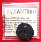 Genuine John I Jesus Follis 976ad Very Fine Byzantine Coin   Coin Wallet